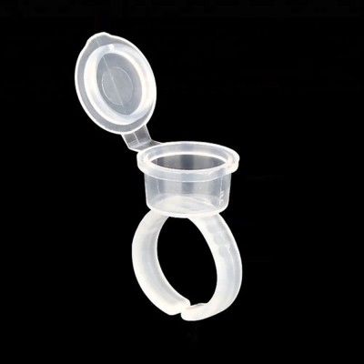 BerLin Plastic Disposable Tattoo Ink Ring Cups With Cap Individual Package