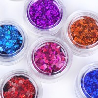 Cosmetic Holographic metal laser Chunky Glitter for Face Hair Makeup